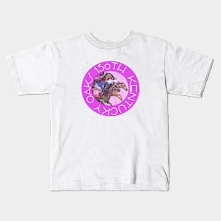 150th Kentucky Oaks horse racing design Kids T-Shirt